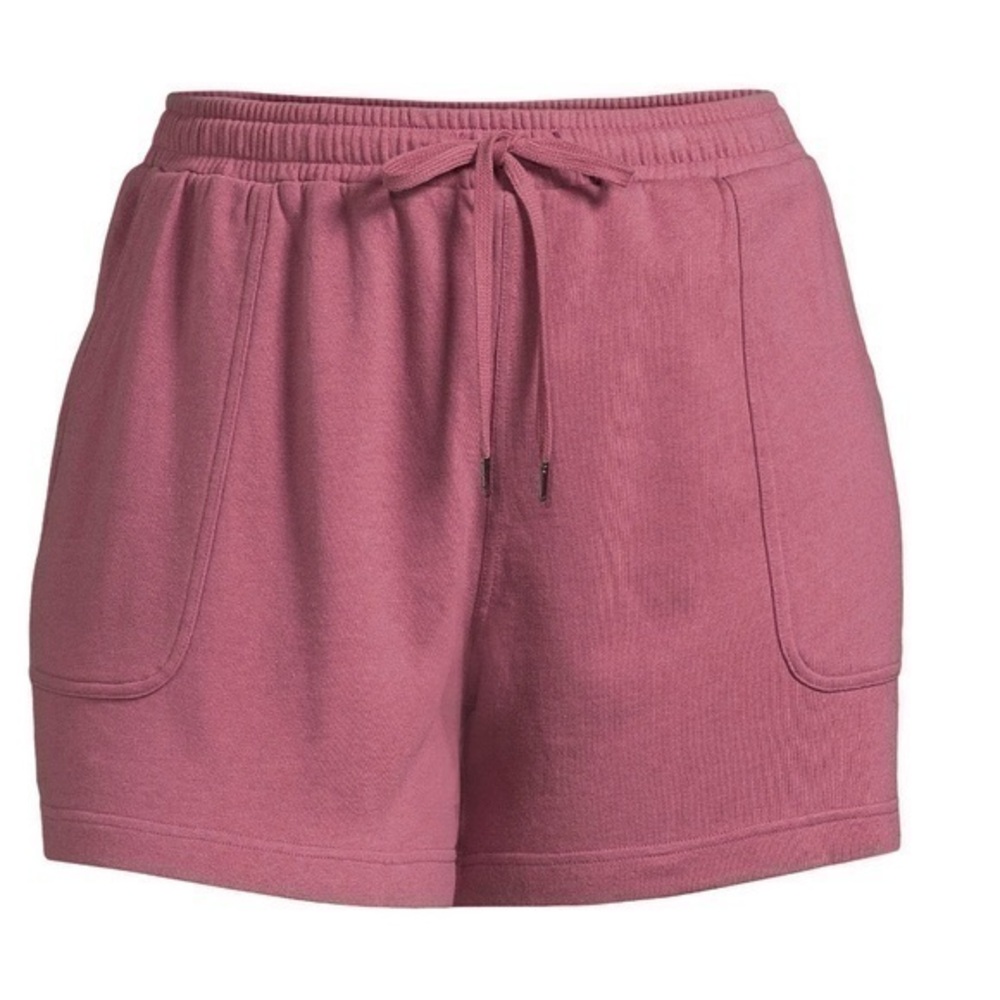 Knit short with pockets